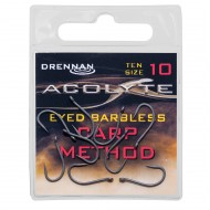 Carlige Drennan - Acolyte Carp Method Barbless Nr. 10